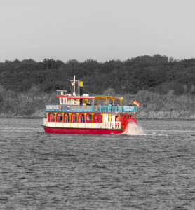 Fahrgastschiff Schnatermann auf dem Breitling - Touren, Rundfahrten